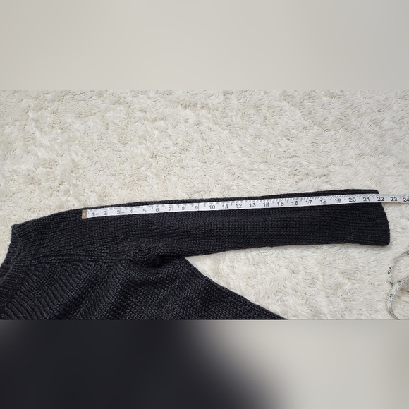 WOODEN SHIPS Paola Buendia Tunic Sweater Black Oversized XS Mohair Wool Blend - Picture 8 of 10